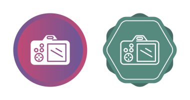 kamera ağ simgeleri ayarlandı, vektör illüstrasyonu