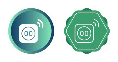 Smart Plug Simgeleri seti, vektör illüstrasyonu