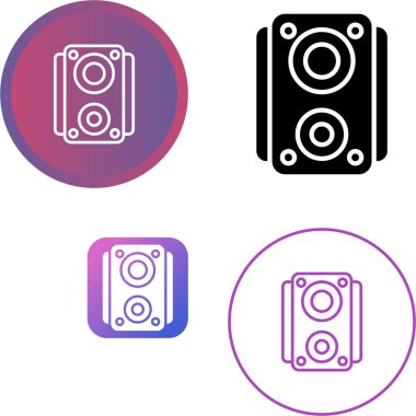 hoparlör simgesi vektör illüstrasyon tasarımı