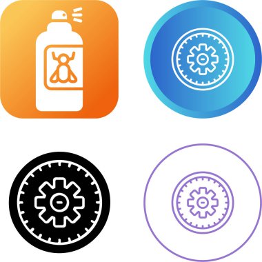 Çarklı simge. Çizgi ve kabartma dişli levhası. Dış hat dişli mekanizma sembolü