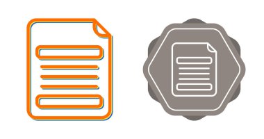 Belge simgeler kümesi, vektör çizim