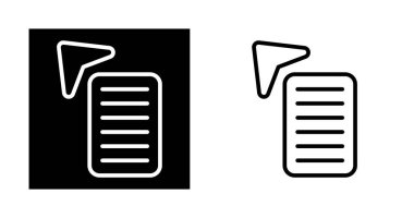 Beyaz arkaplan, vektör illüstrasyonunda izole edilmiş belge ve ok simgeleri   