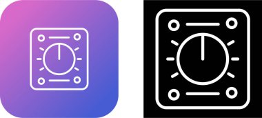 Karartma simgeleri ayarlandı, vektör illüstrasyonu