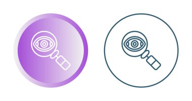  Büyütme simgesi, büyütme cam işareti, basit vektör illüstrasyonu