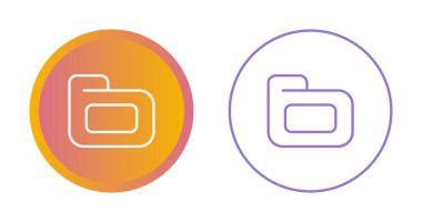 dosya dizini web simgesi vektör illüstrasyonu