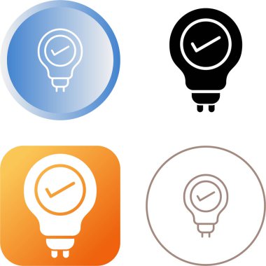 Başarılı ağ simgesi vektör illüstrasyonu