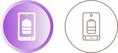 akıllı telefon simgeleri ayarlandı, vektör illüstrasyonu basit tasarım