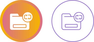 dizin yedekleme simgeleri ayarlandı, basit illüstrasyon 