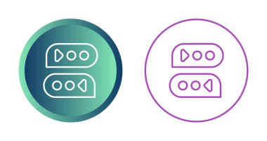 Konuşma simgesi vektör illüstrasyon tasarımı