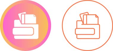 Belgeleri Icons set, vektör çizim