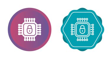 Devre kartı simgeleri. vektör illüstrasyonu    