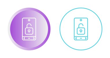 akıllı telefon simgeleri ayarlandı, vektör illüstrasyonu basit tasarım