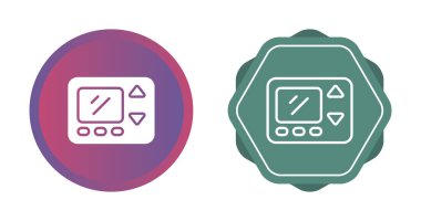 Mikrodalga. Web simgeleri basit resimleme