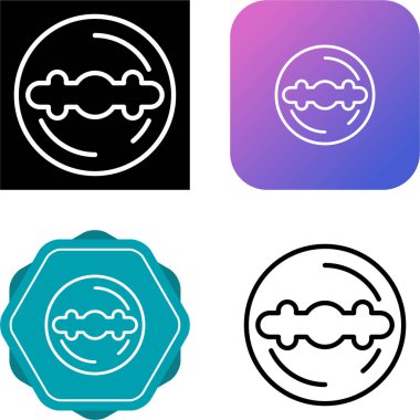 Anahtar deliği web simgesi vektör çizimi