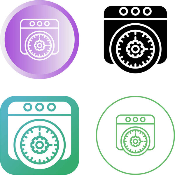 Web pages and stopwatches on white background,  vector illustration 