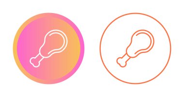 Tavuk budu simgeleri dizilmiş semboller. vektör illüstrasyonu