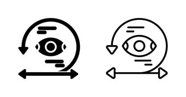 Görselleştirme simgeleri, vektör illüstrasyonu