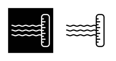 Isı vuruşu ölçümlerinin vektör çizimi 