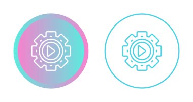  Vites simgesi vektör çizimi tasarımı