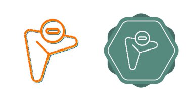 Navigasyon ok simgesi vektör illüstrasyonu, beyaz arkaplanda konum işareti 