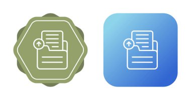 dizin web simgesi vektör illüstrasyonundaki belge
