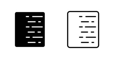 Belge hizalama sağ simgeleri ayarlandı, vektör illüstrasyonu