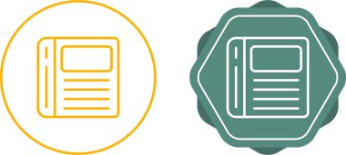 Belge simgeleri kümesi, vektör illüstrasyonu