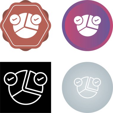 Pie Chart Simgesi modaya uygun düz stil. Web sitenizin tasarımı için grafik sembolü, logo, uygulama, UI. 