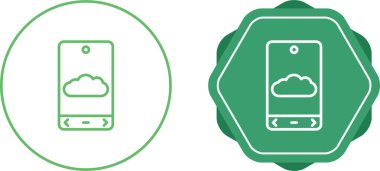 akıllı telefon simgeleri ayarlandı, vektör illüstrasyonu basit tasarım