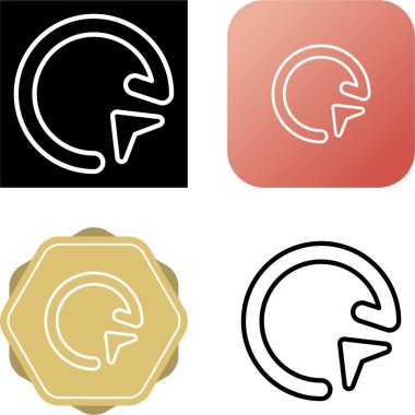 Simge vektör illüstrasyon tasarımını yeniden yükle