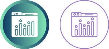 Kontrol paneli yönetim çizgisi simgesi. Basit taslak biçimi. Kullanıcı paneli şablonu, veri analizi, ajans, grafik, iş doğrusal işareti. Vektör illüstrasyonu beyaz arkaplanda izole edildi