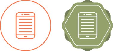  Çalışan ekranlar web simgelerine sahip basit akıllı telefonlar