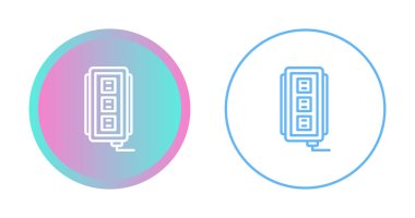 Socet simgesi vektör illüstrasyonunu ayarla