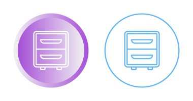 file cabinet icon sign vector illustration 