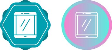 tablet pc simgeleri ayarlandı, vektör illüstrasyonu