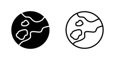 dünya simgesi vektör illüstrasyon tasarımı