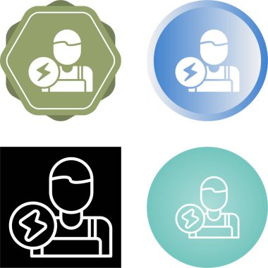 İnsan avatar simgeleri seti, vektör illüstrasyonu basit tasarım