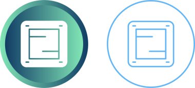 Resim çerçeve karikatür işareti beyaz, vektör çizimi, grafik tasarımı üzerine izole