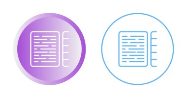 belge simgeleri ayarlandı, vektör illüstrasyonu basit tasarım