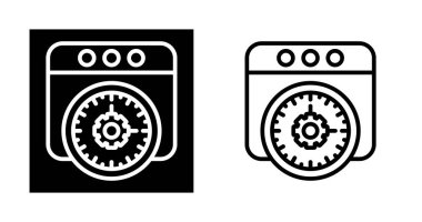 Beyaz arkaplanda web sayfaları ve kronometreler, vektör illüstrasyonu 