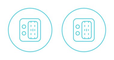 Ağ Eklenmiş Depolama Vektörü Simgeleri Beyaz Arkaplanda tecrit edildi 