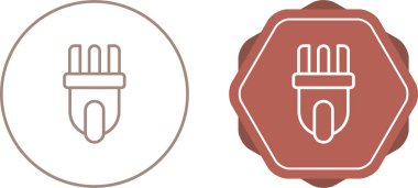 Beyaz arkaplanda izole edilmiş eklenti simgeleri, vektör illüstrasyonu 