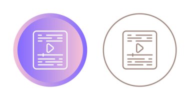 video simgesi vektör illüstrasyon tasarımı