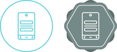 akıllı telefon simgeleri ayarlandı, vektör illüstrasyonu basit tasarım