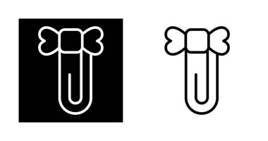 Kurdele simgeli ataç, vektör illüstrasyonuName