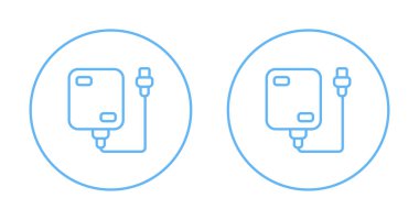Taşınabilir Sabit Sürücü web simgesi vektör çizimi