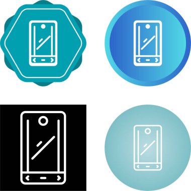 Akıllı telefon simgeleri ayarla, illüstrasyon vektör 