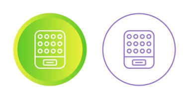 El ısıtıcıları web simgesi vektör illüstrasyonu