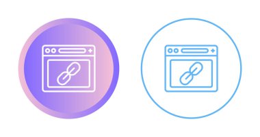 tarayıcı simgesi vektör çizimi tasarımı