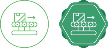 Taşıyıcı Şerit simgeleri, vektör illüstrasyonu 